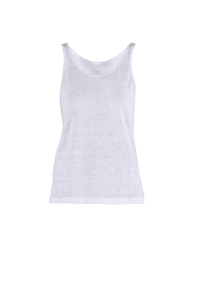 Doris linen Top - White