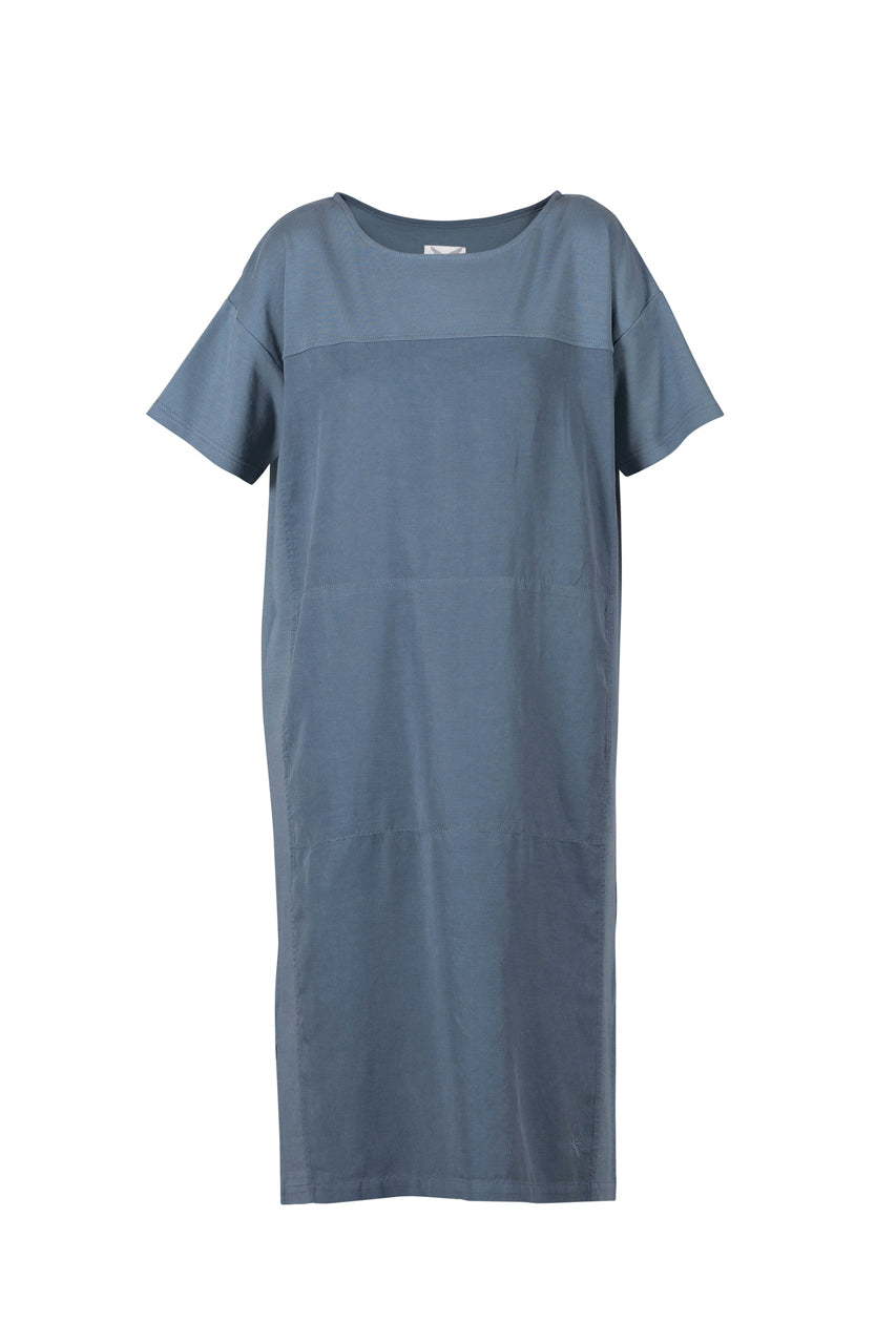 Dot Dress - Iron Blue