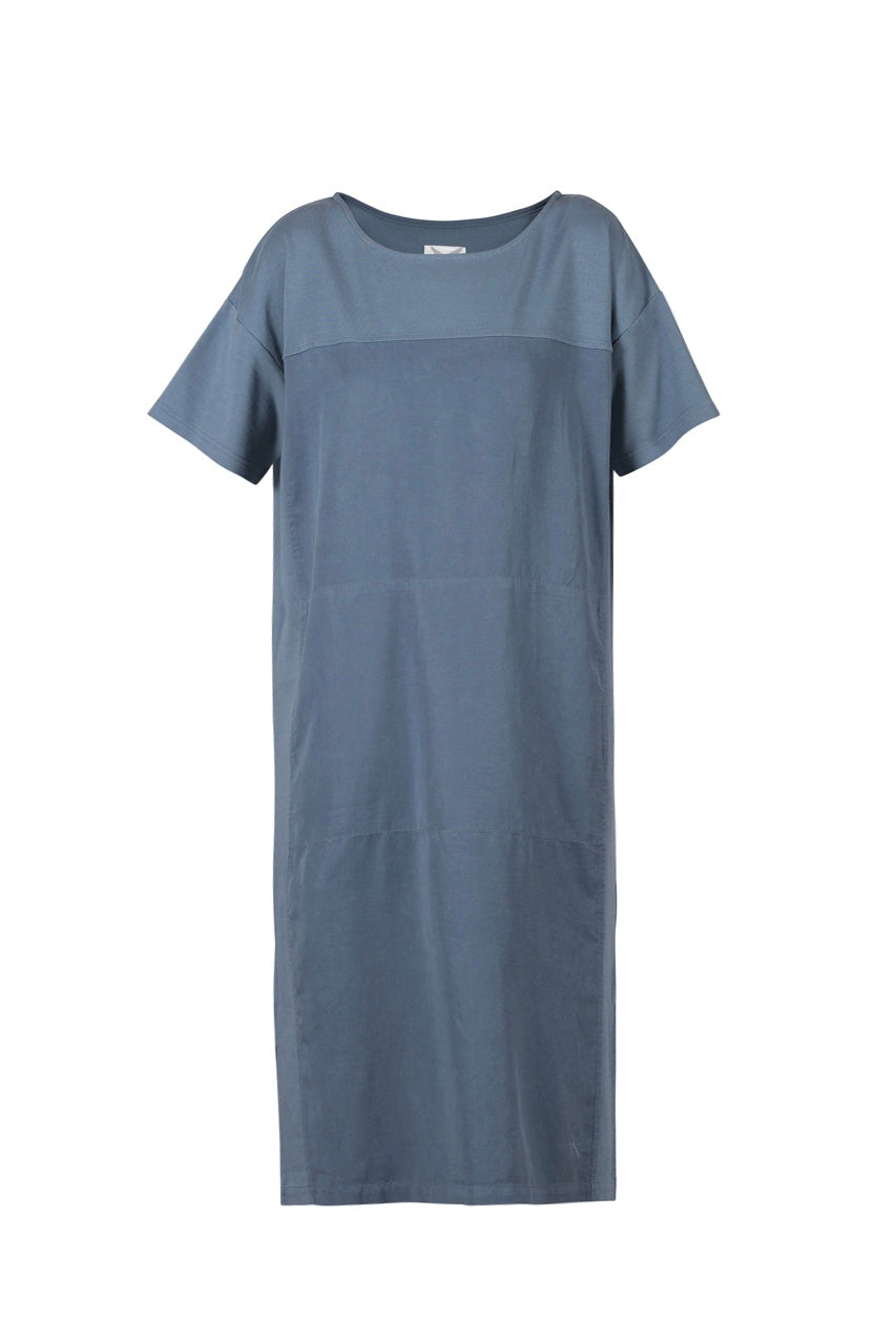 Dot Dress - Iron Blue