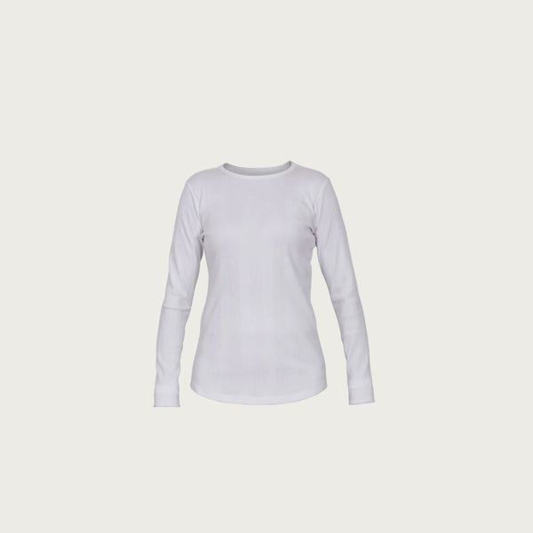 Drude Rib Tee - White