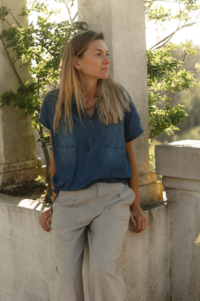 Dux Shirt - Denim Blue