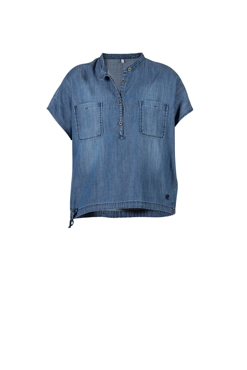 Dux tencel Shirt - Denim Blue