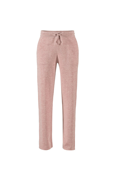 Carina wool Trousers - Old Rose Melange