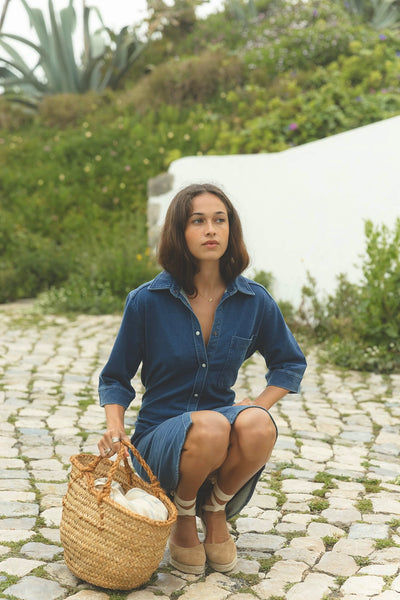 Dac Denim Dress - Denim Blue