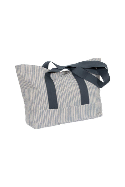 Erika Striped Bag - Iron Blue/Chalk
