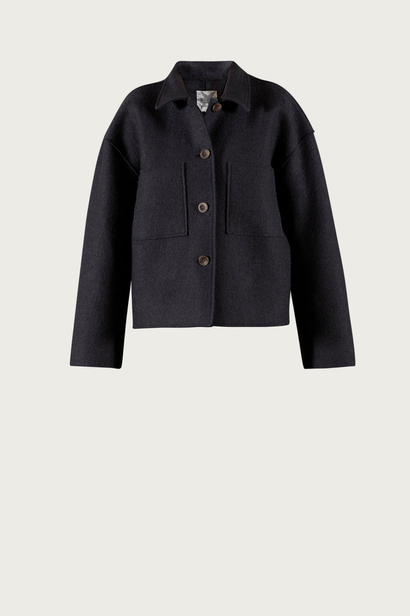 Fie Wool Jacket - Irongrey Melange