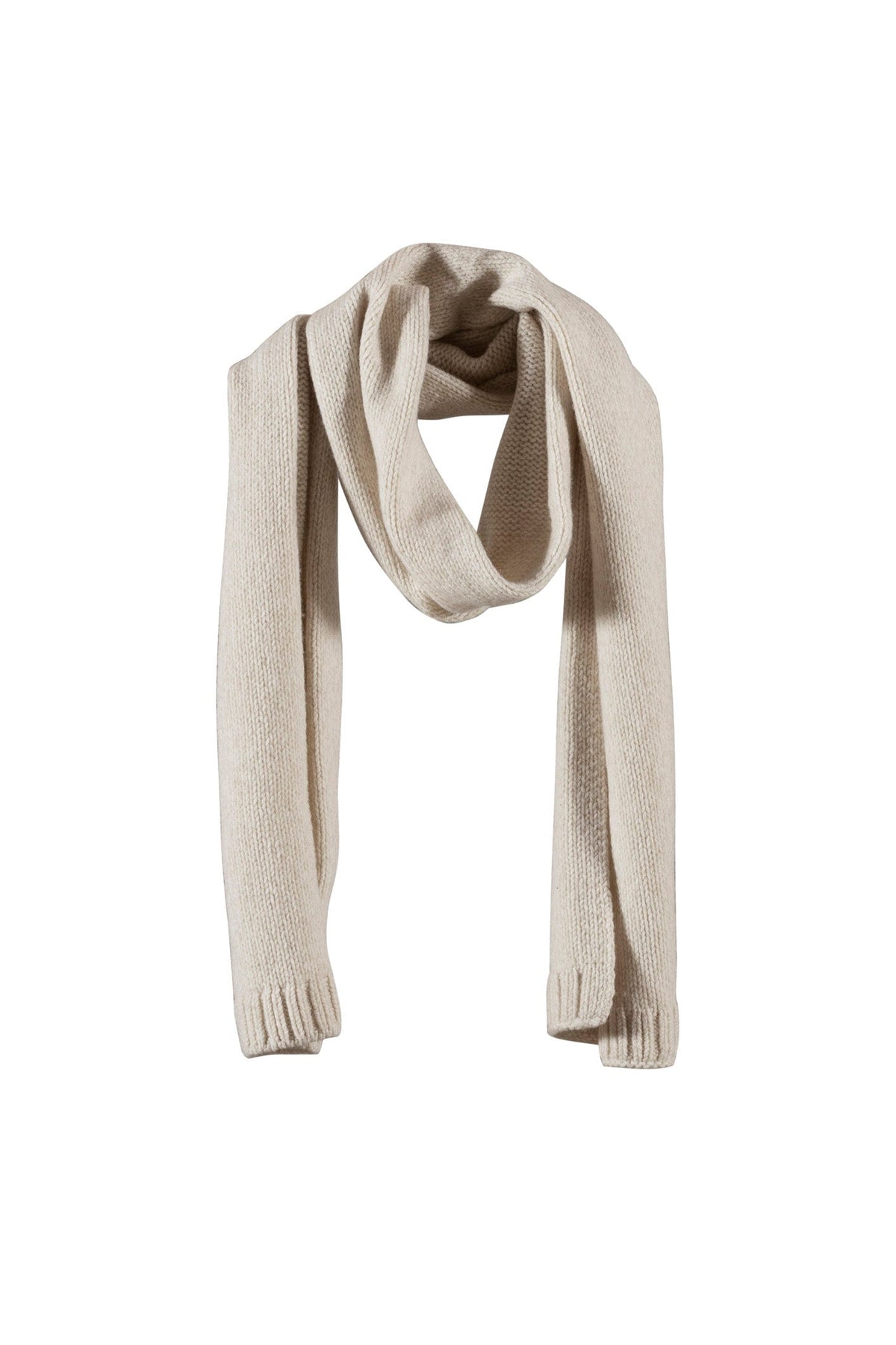 Filur Twisted Knit Scarf - Chalk