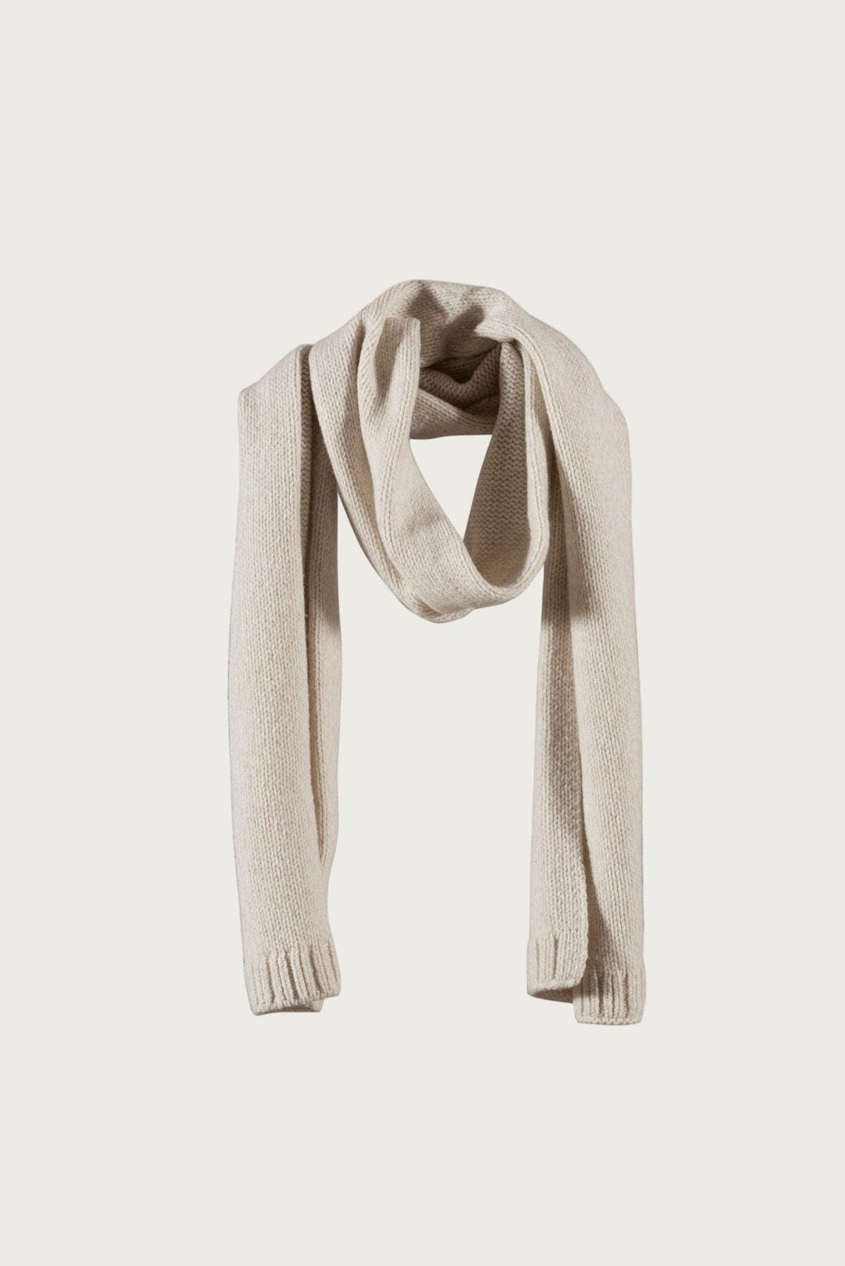 Filur Twisted Knit Scarf - Chalk