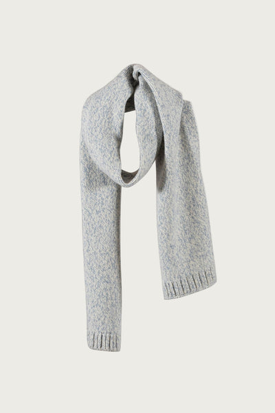 Filur Twisted Knit Scarf - Dusty Blue