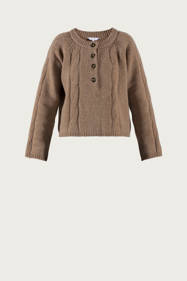 Fnug Lambswool Knit - Cognac Melange