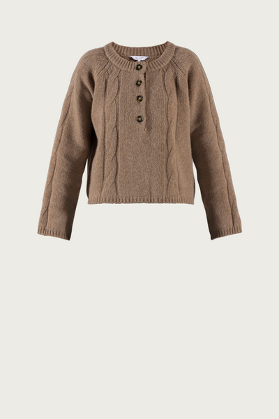 Fnug Lambswool Knit - Cognac Melange