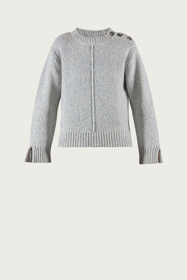 Frida Twisted Knit - Dusty Blue