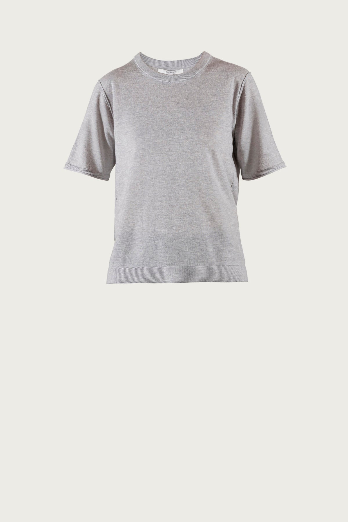 Fryd Light Merino Tee - Silvergrey Melange
