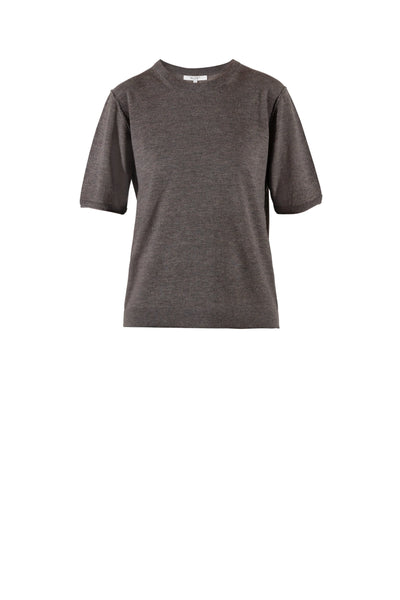 Fryd Light Merino Tee - Chocolate Melange