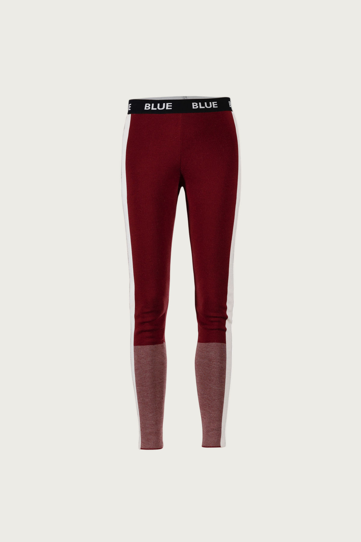 Futte Merino Knit Pants - Dark Cherry