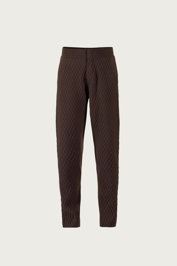 Gaja Quilt Pants - Chocolate