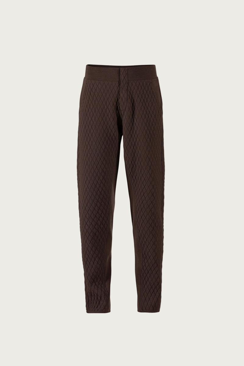 Gaja Quilt Pants - Chocolate