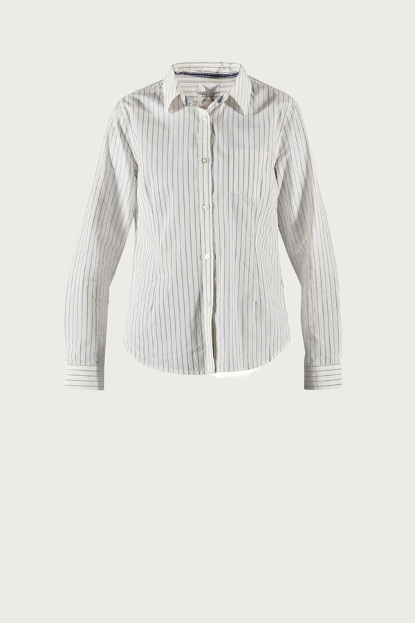 Gamma Striped Shirt - Milk