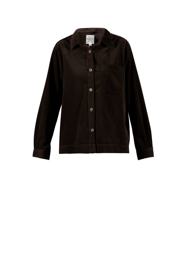 Gas Corduroy Shirt - Chocolate