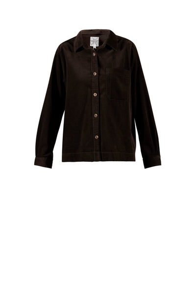 Gas Corduroy Shirt - Chocolate