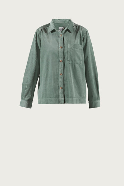 Gas Corduroy Shirt - Dusty Green