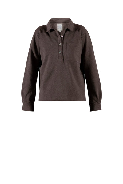 Gill Polo Sweat - Chocolate Melange