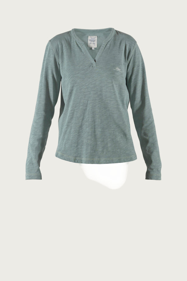 Gisella Flamé Blouse - Dusty Green