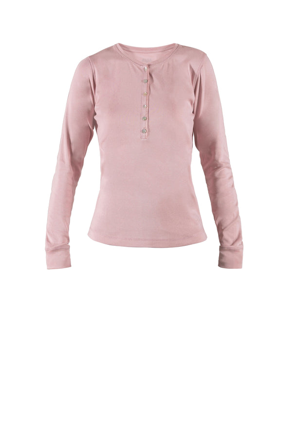 Goya Rib Tee - Old Rose