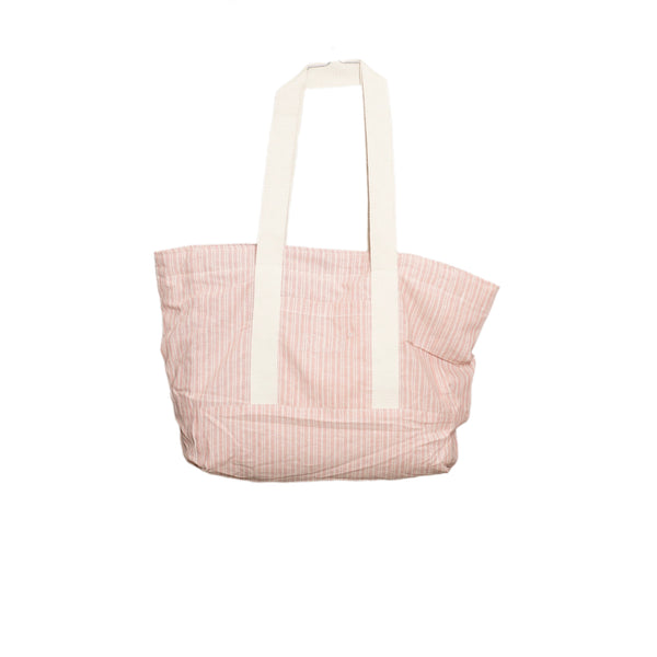 Erika Striped Bag - Deep Rose/Chalk