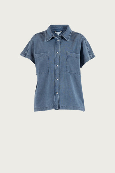 Jennifer denim Shirt - Denim Blue