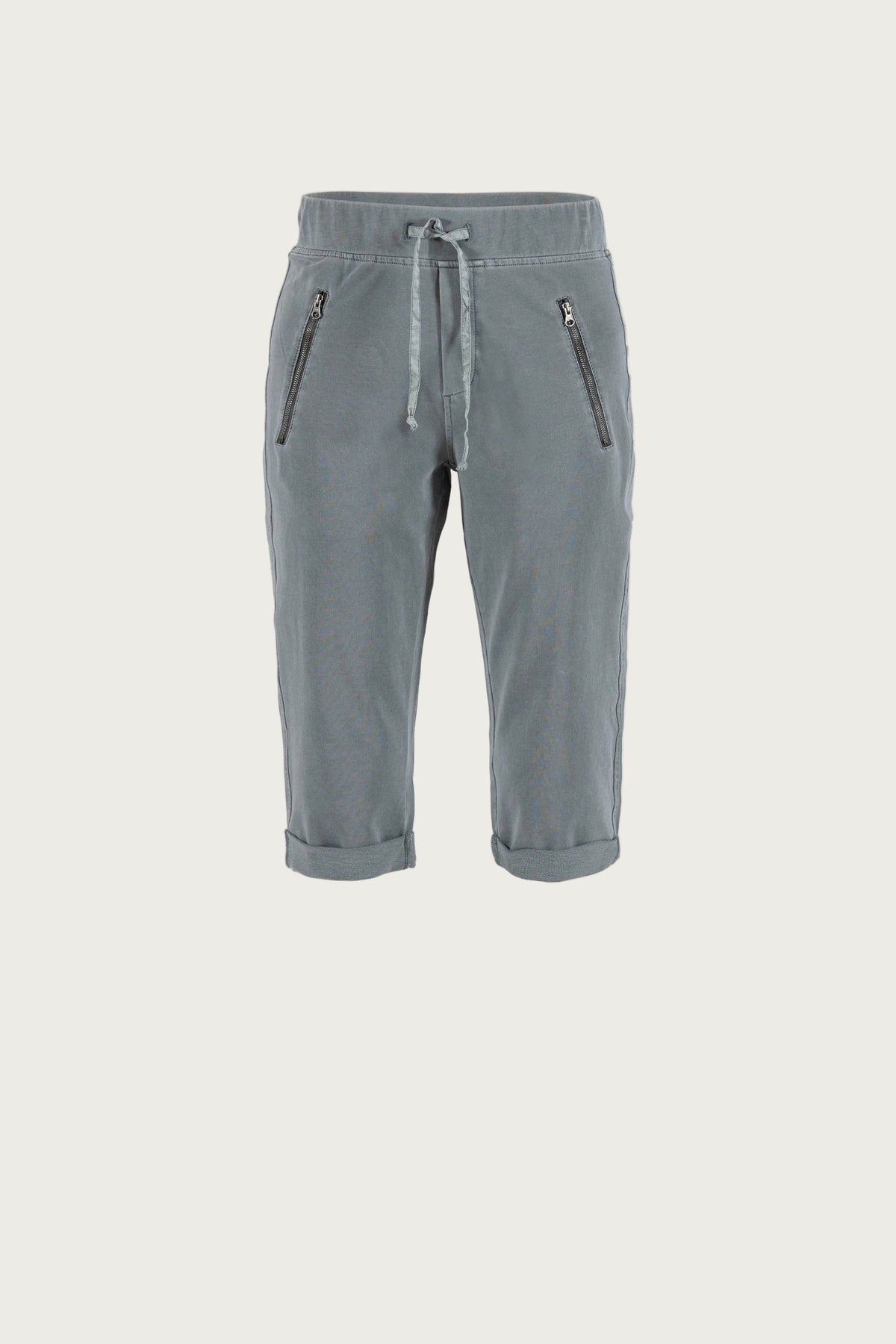 Jutta Capri Sweat Pants - Silver Pine