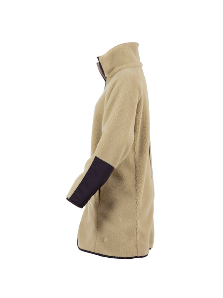 Kirkland wool-flecce Coat - Dark Ecru