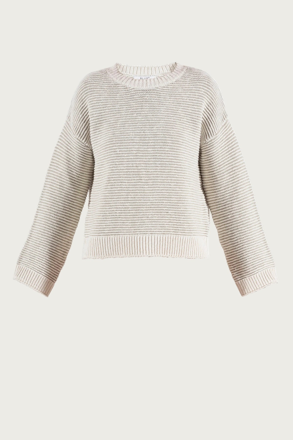 Laura cotton Knit - Cream/Chalk