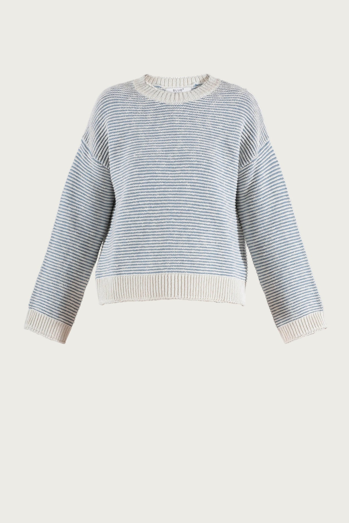 Laura cotton Knit - Cream/Heaven