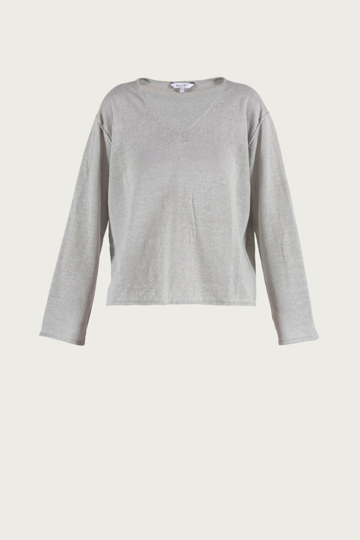 Lea Linen Knit - Grey Mist