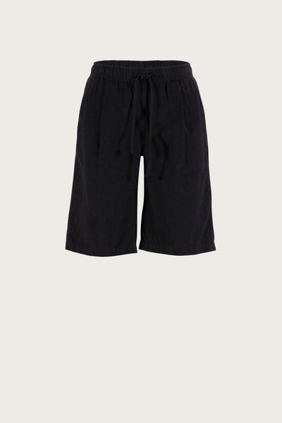 Lisamarie linen Bermudas - Black