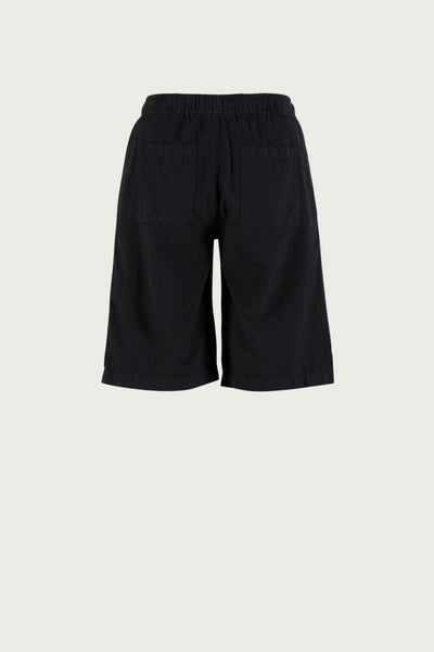 Lisamarie linen Bermudas - Black
