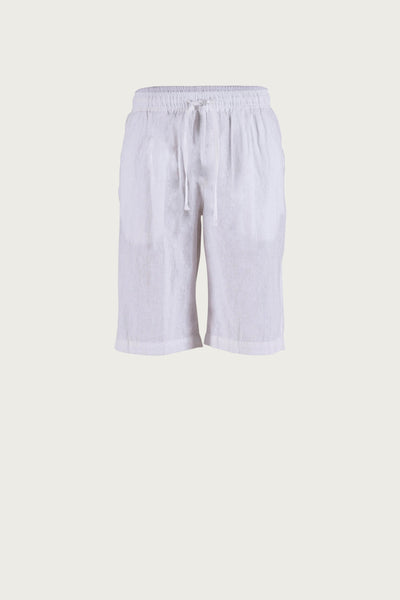 Lisamarie linen Bermudas - White