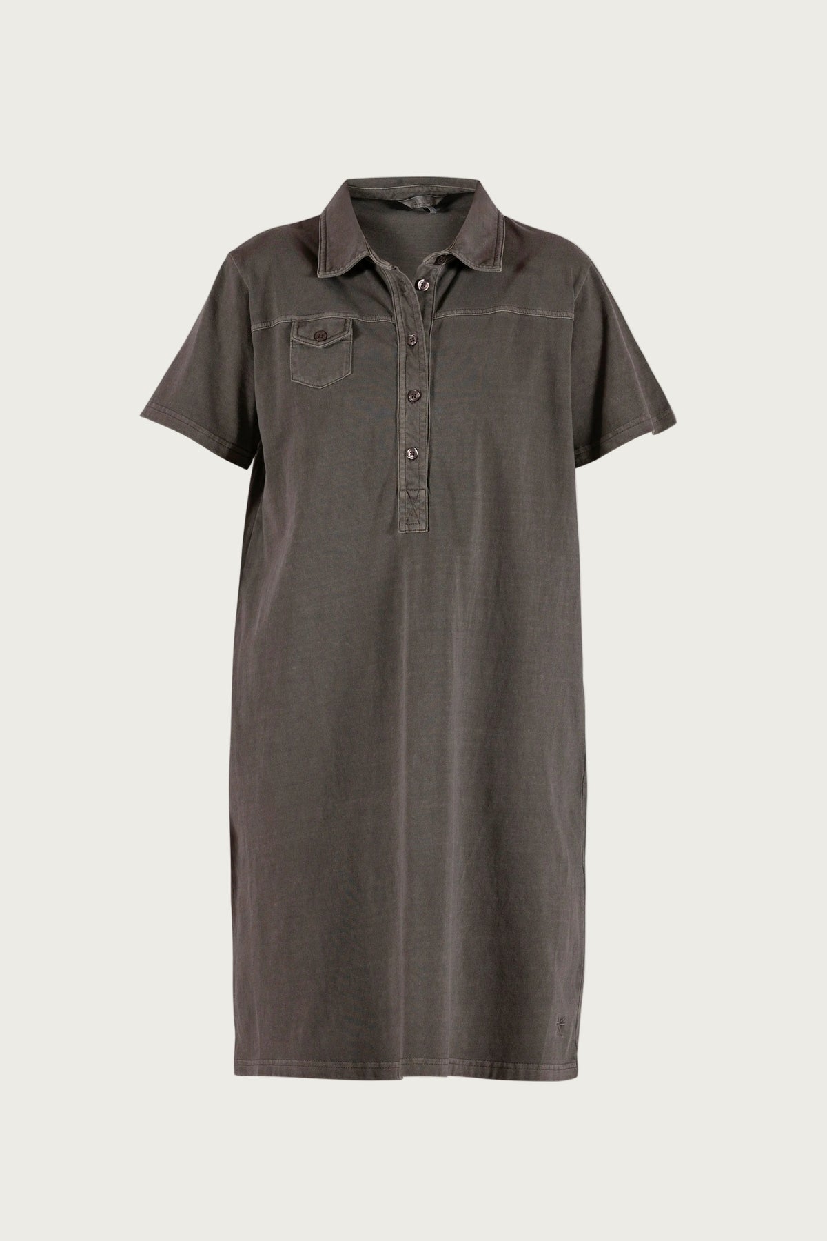 Louise Polo Dress - Coffee