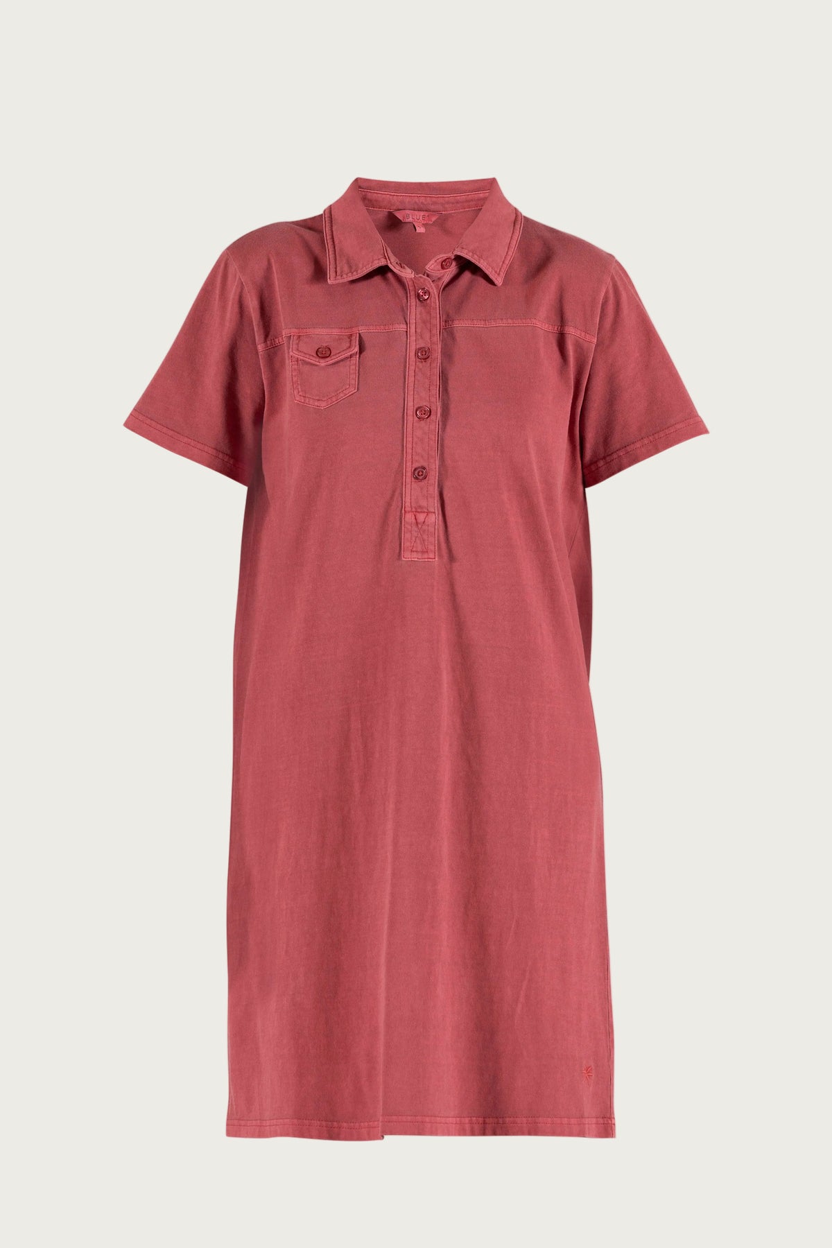 Louise Polo Dress - Cranberry