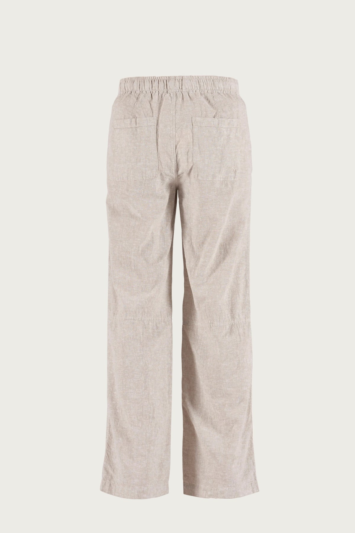 Luca linen Trousers - Chalk Melange