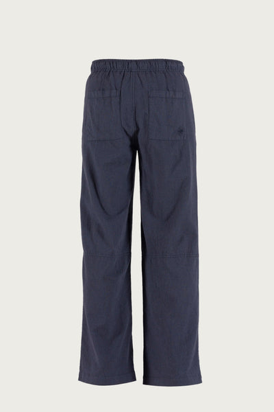 Luca linen Trousers - Dusty Navy