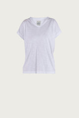 Lydia Flamé Tee - White