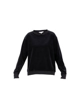 Manning velvet blouse - black