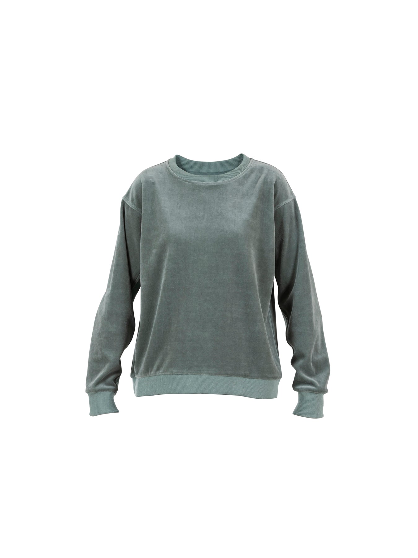 Manning velvet blouse - deep ocean