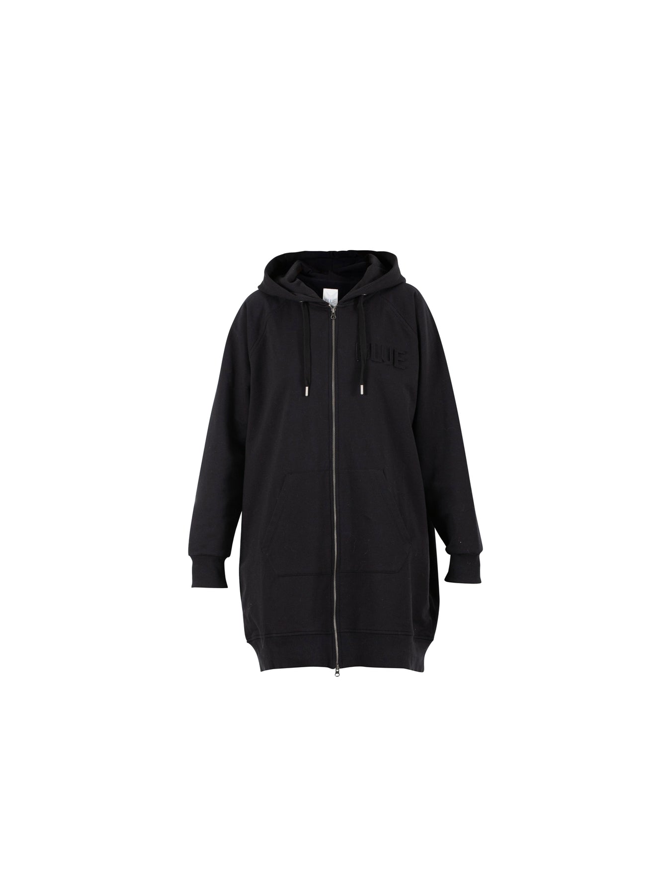 Quebec long Sweat Jacket - Black