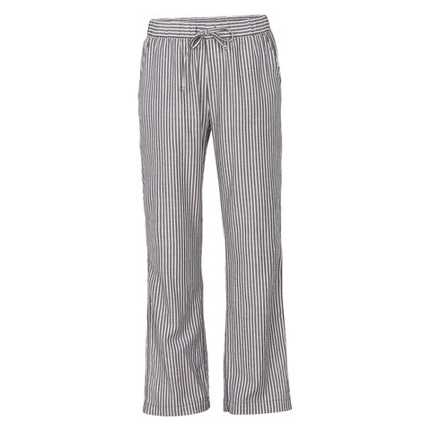 Salina pants indigo/ecru striped