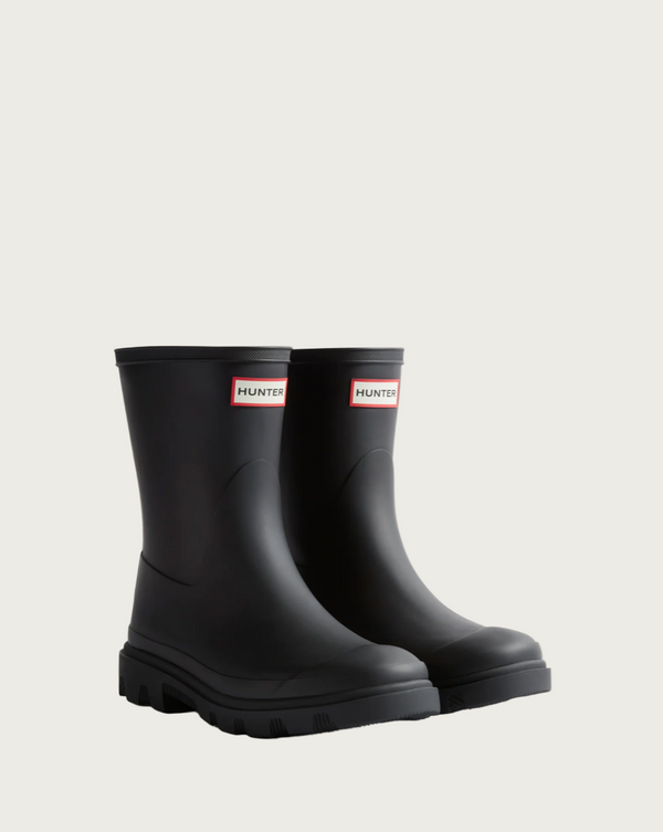 Hunter Unisex Downpour Short Boot - Black