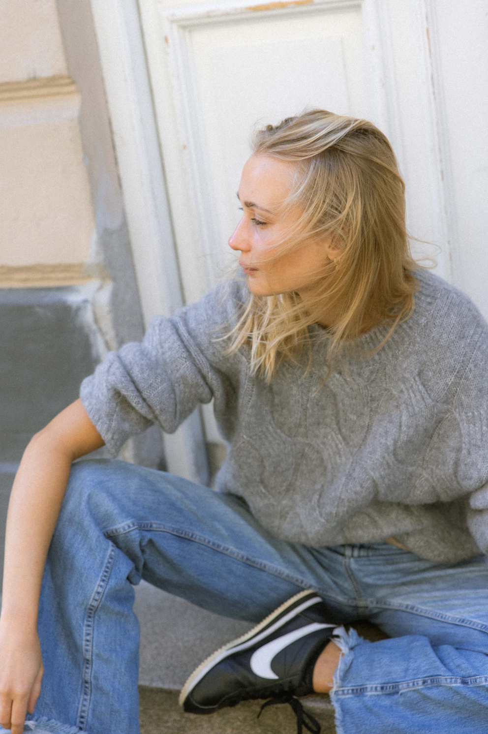 Michaela Knit - Grey Melange