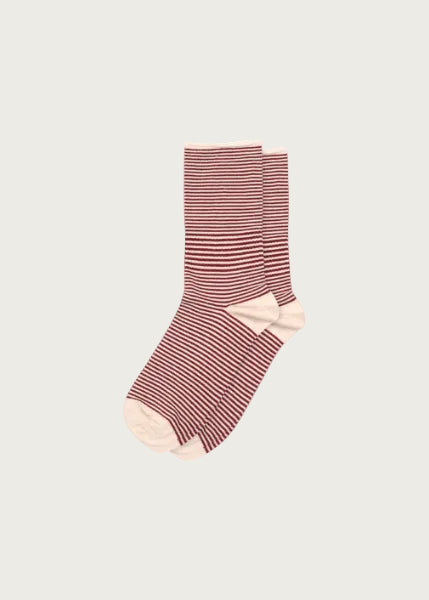 Fenja Socks (12-79746-1451) - Wine Red